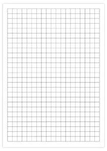 Classico foglio a quadretti 1 cm