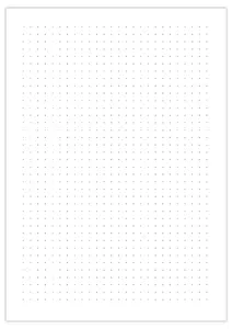Foglio A4 a puntini 7 mm