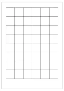 Foglio quadretti grandi 3 cm